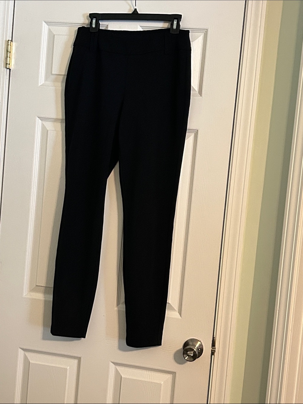 Women's Black Skinny Ponte Pants
